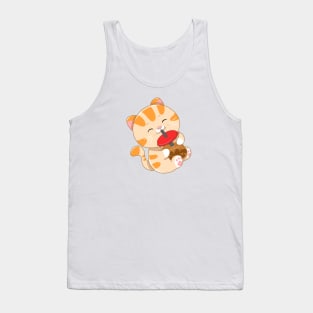 Boba Cat Tank Top